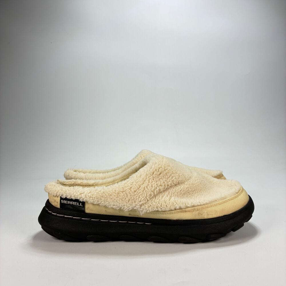 Merrell Hut Moc 2 Sand Dune Outdoor Slide Cozy Slippers J5007570 Women's Size 9